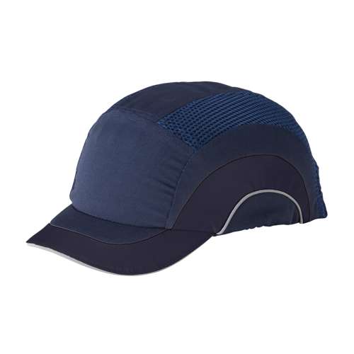 282-ABS150 Baseball Style Bump Cap with HDPE Protective Liner and Adjustable Back - Short Brim
