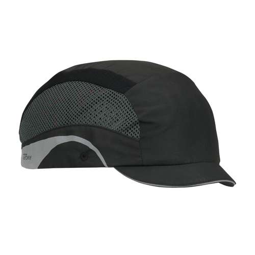 282-AEM130 Lightweight Baseball Style Bump Cap with HDPE Protective Liner and Adjustable Back - Micro Brim