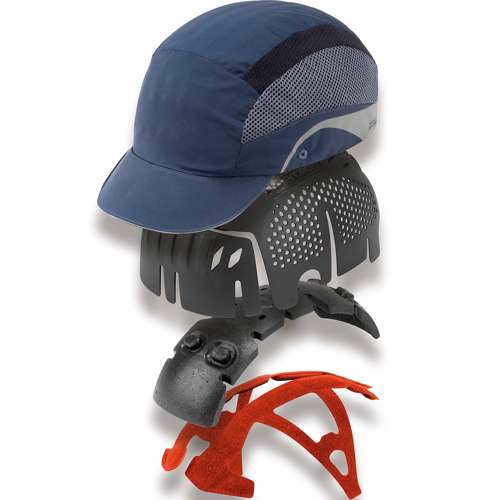 282-AEN000 Lightweight Baseball Style Bump Cap with HDPE Protective Liner and Adjustable Back - Brimless