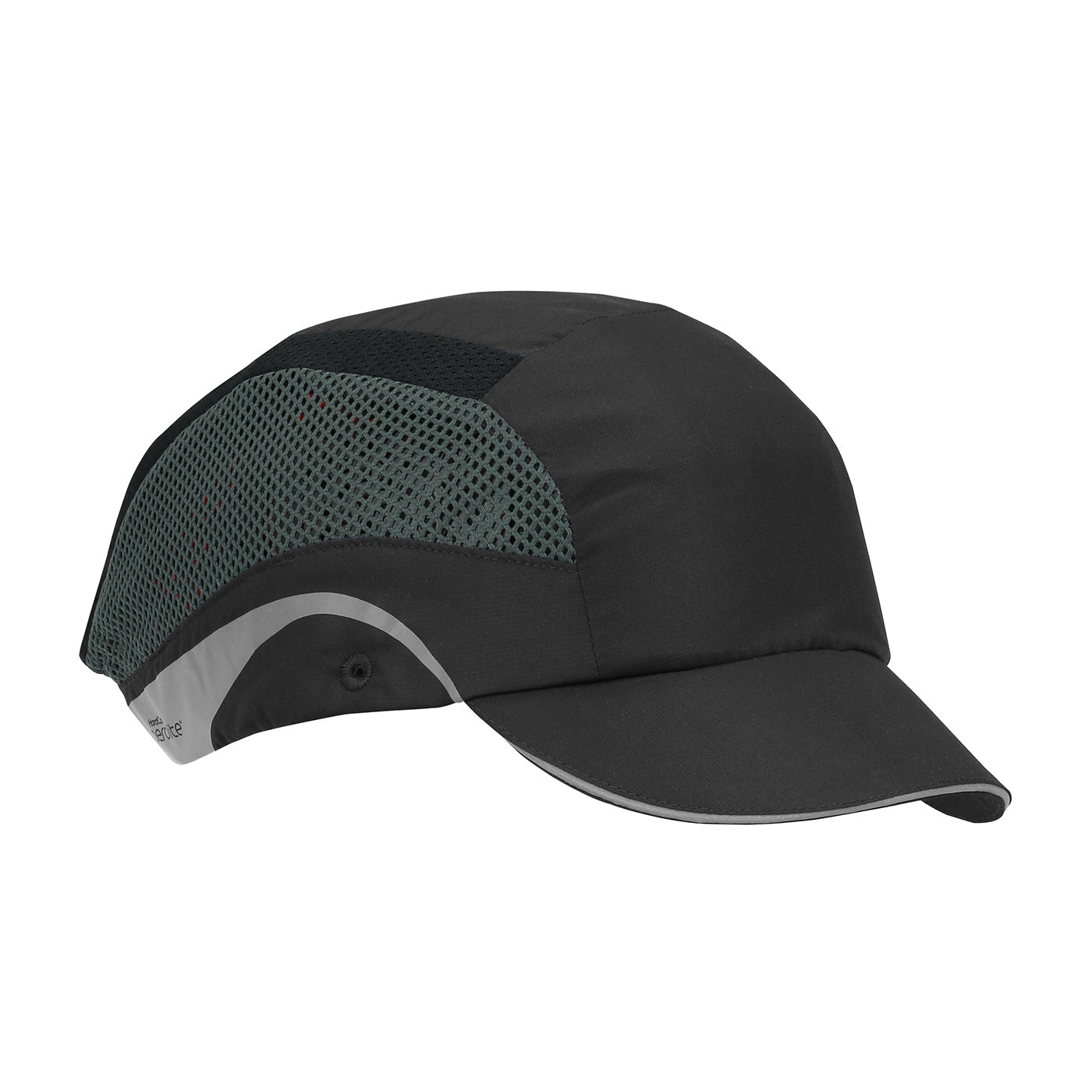 282-AES150 Lightweight Baseball Style Bump Cap with HDPE Protective Liner and Adjustable Back - Short Brim