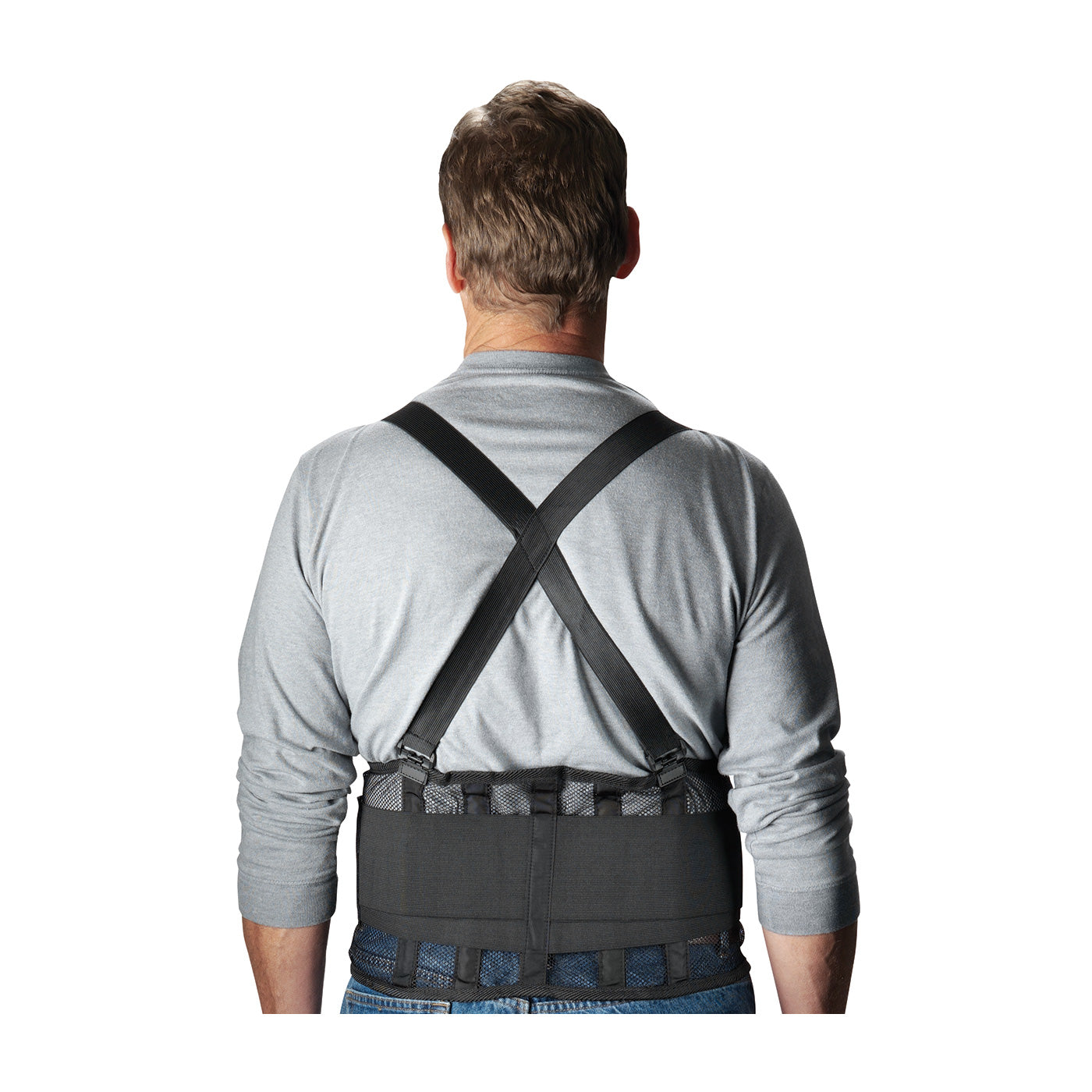 290-440 Black Mesh Back Support Belt