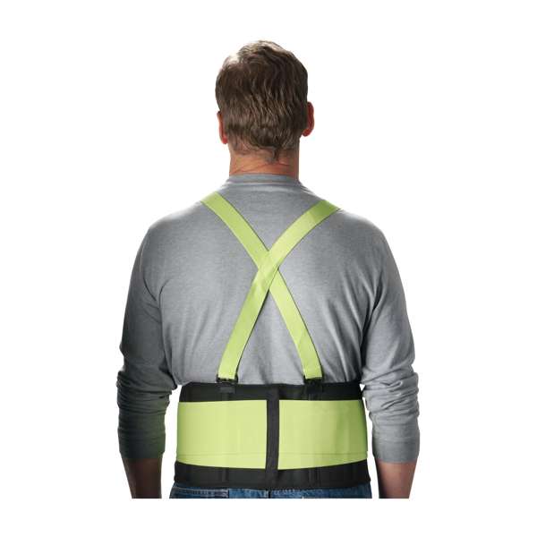 290-550 High Visibility Lime Yellow Back Support Belt
