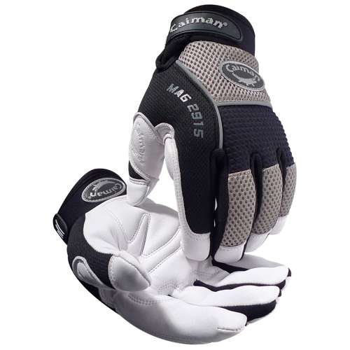 2915 Multi-Activity Glove with White Goat Grain Leather Padded Palm and Gray AirMesh™ Back - Heatrac® III Insulation