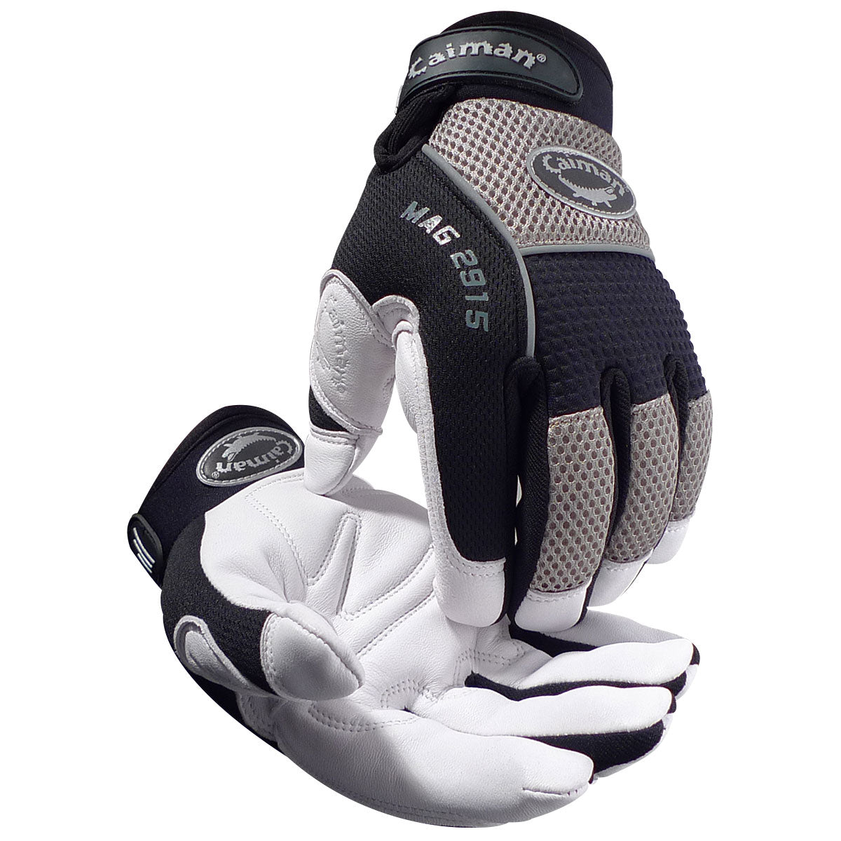 2915 Multi-Activity Glove with White Goat Grain Leather Padded Palm and Gray AirMesh™ Back - Heatrac® III Insulation
