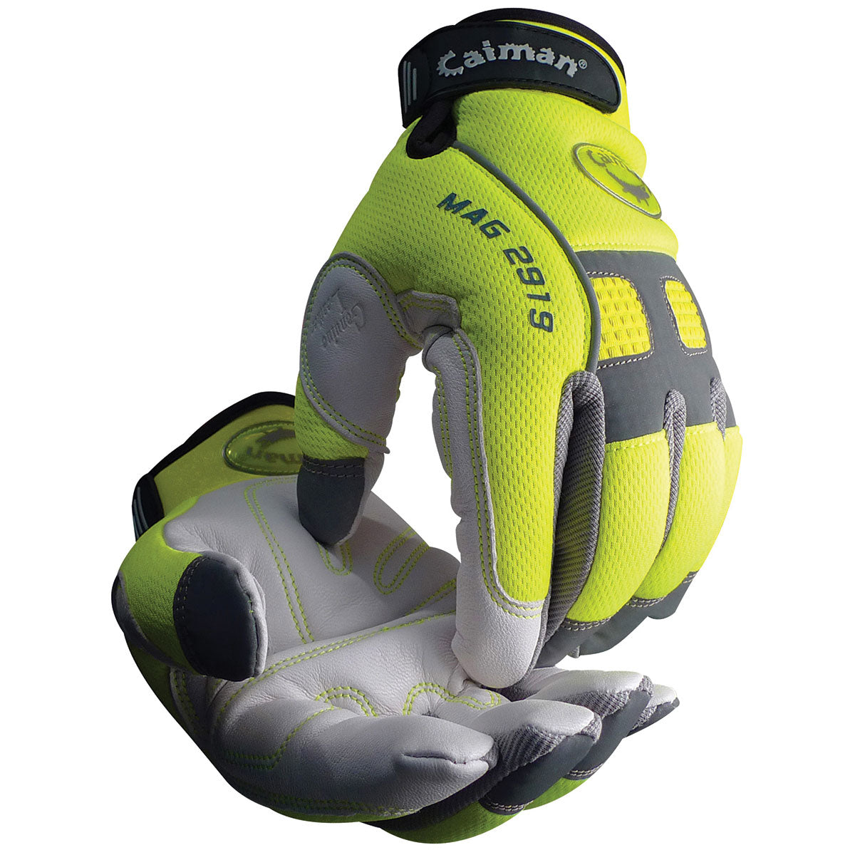 2919 Multi-Activity Glove with White Goat Grain Leather Padded Palm and Hi-Vis AirMesh™ Back - Heatrac® III Insulation