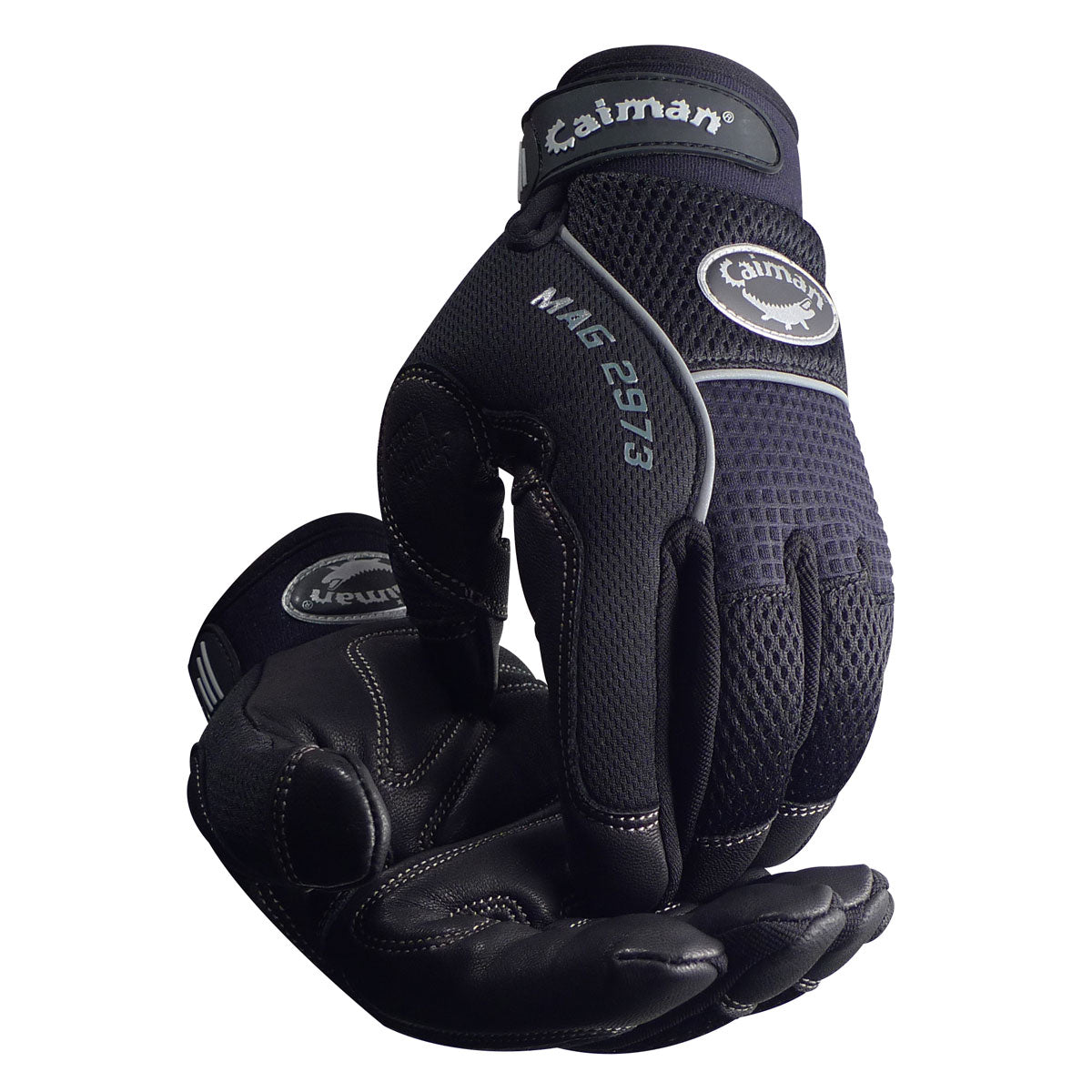 2973 Multi-Activity Glove with Black Goat Grain Leather Padded Palm and Black AirMesh™ Back