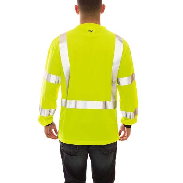 S75622 Job Sight Class 3 Black Front T-Shirt