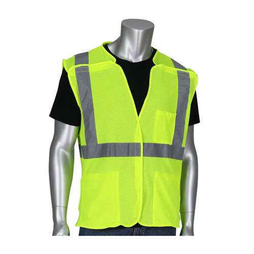 302-5PMV ANSI Type R Class 2 Three Pocket Mesh Breakaway Vest