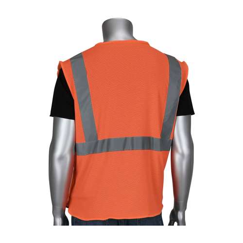 302-5PMV ANSI Type R Class 2 Three Pocket Mesh Breakaway Vest