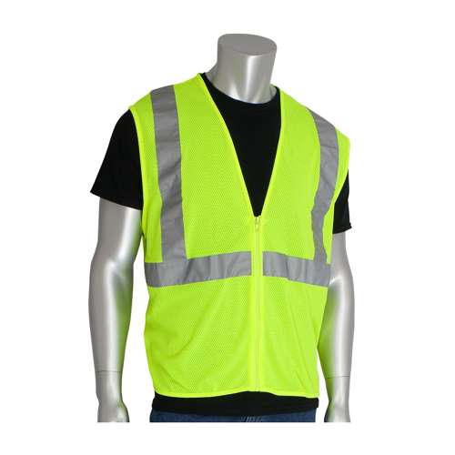302-MVGZ ANSI Type R Class 2 Value Zipper Mesh Vest
