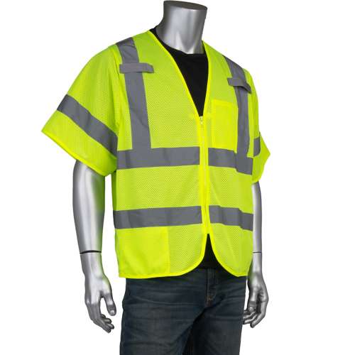 303-V101 ANSI Type R Class 3 Dual Sized Two Pocket Mesh Vest