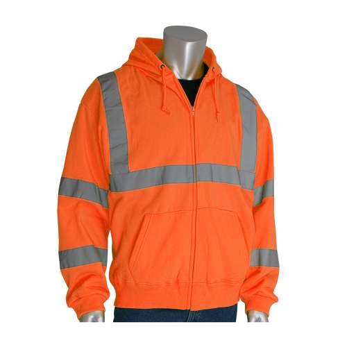 323-HSSE ANSI Type R Class 3 Hooded Sweatshirt