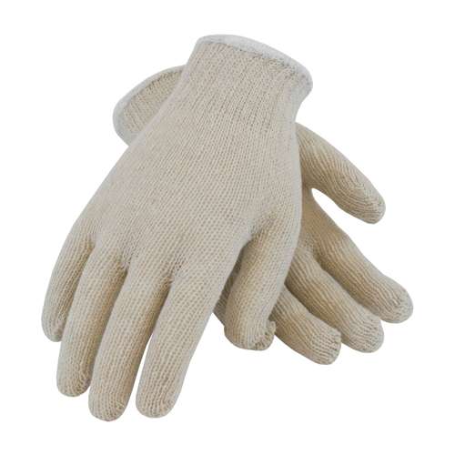 35-C103 Economy Weight Seamless Knit Cotton/Polyester Glove - Natural