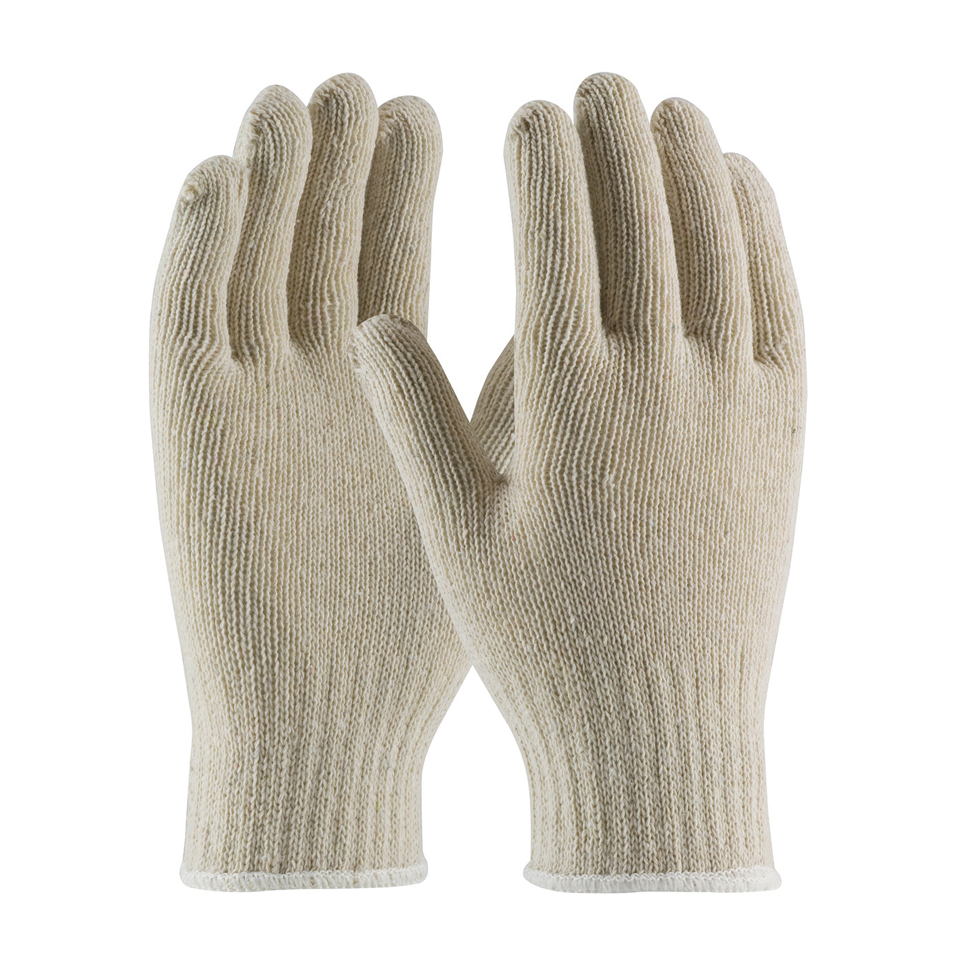 35-C110 Medium Weight Seamless Knit Cotton/Polyester Glove - 7 Gauge Natural