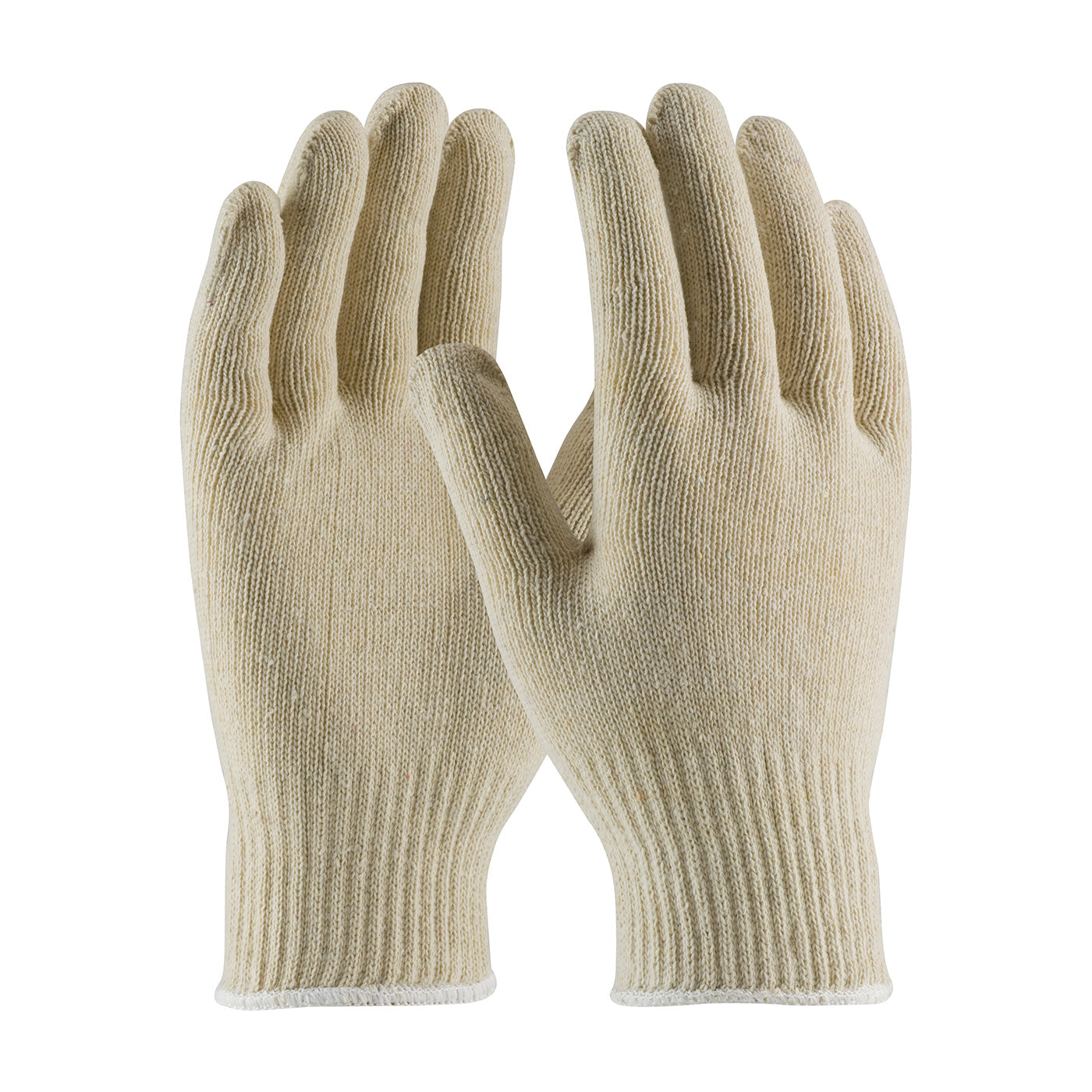 35-C2110 Medium Weight Seamless Knit Cotton/Polyester Glove - 10 Gauge Natural