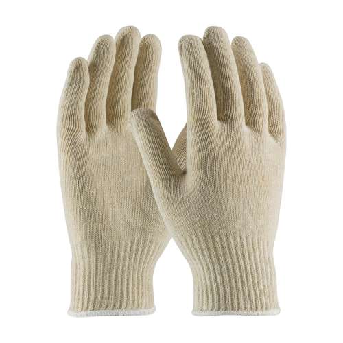 35-C2110 Medium Weight Seamless Knit Cotton/Polyester Glove - 10 Gauge Natural