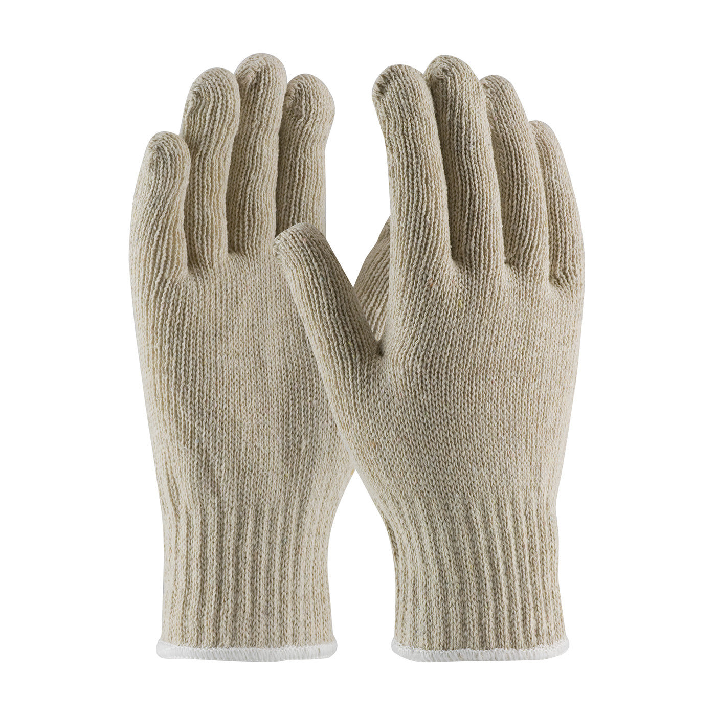 35-C410 Heavy Weight Seamless Knit Cotton/Polyester Glove - Natural