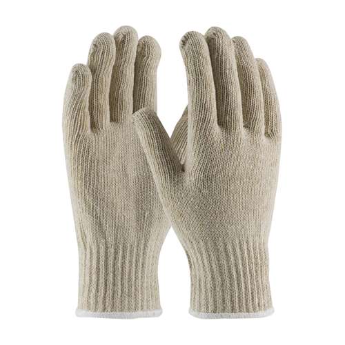 35-C410 Heavy Weight Seamless Knit Cotton/Polyester Glove - Natural
