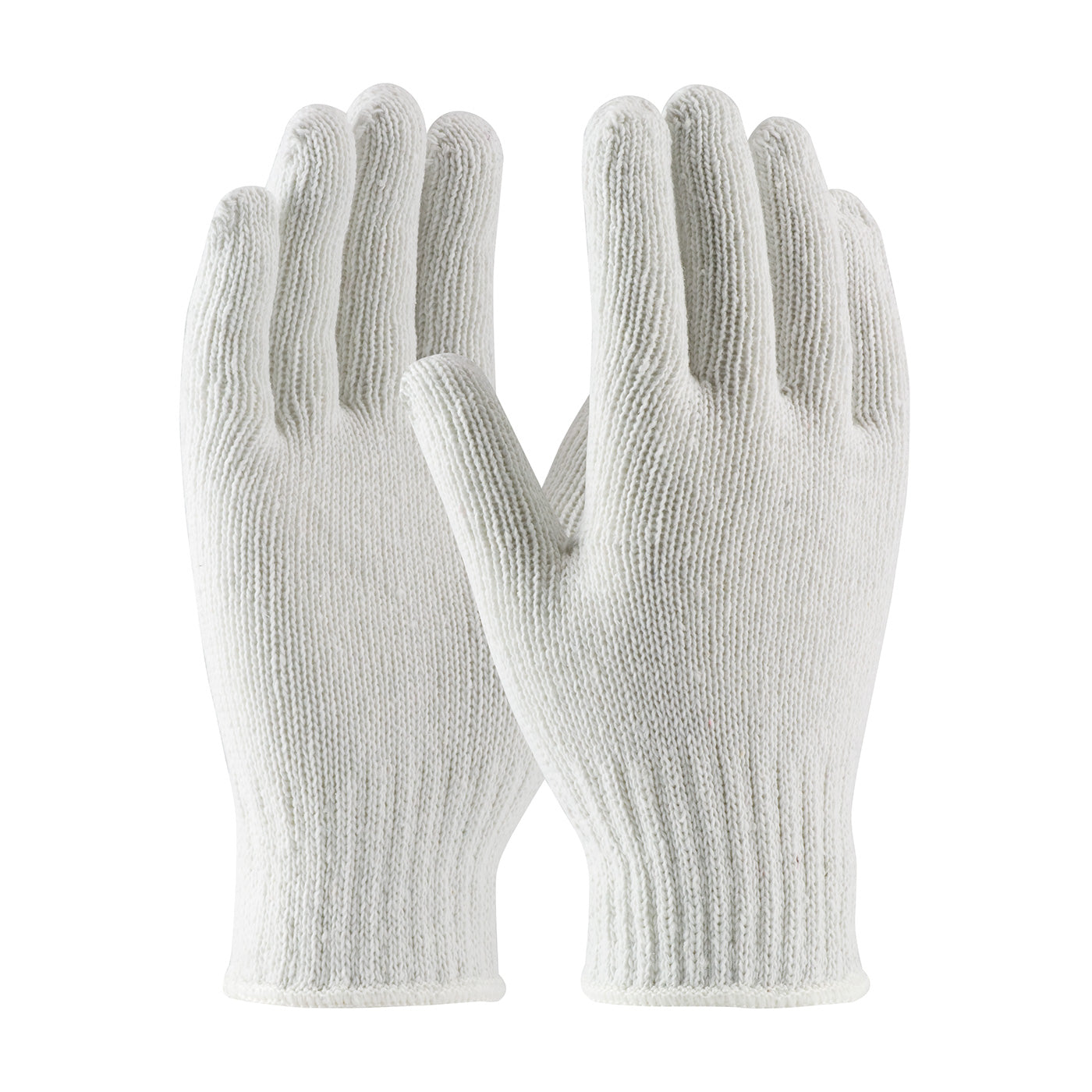 35-CB110 Medium Weight Seamless Knit Cotton/Polyester Glove - White