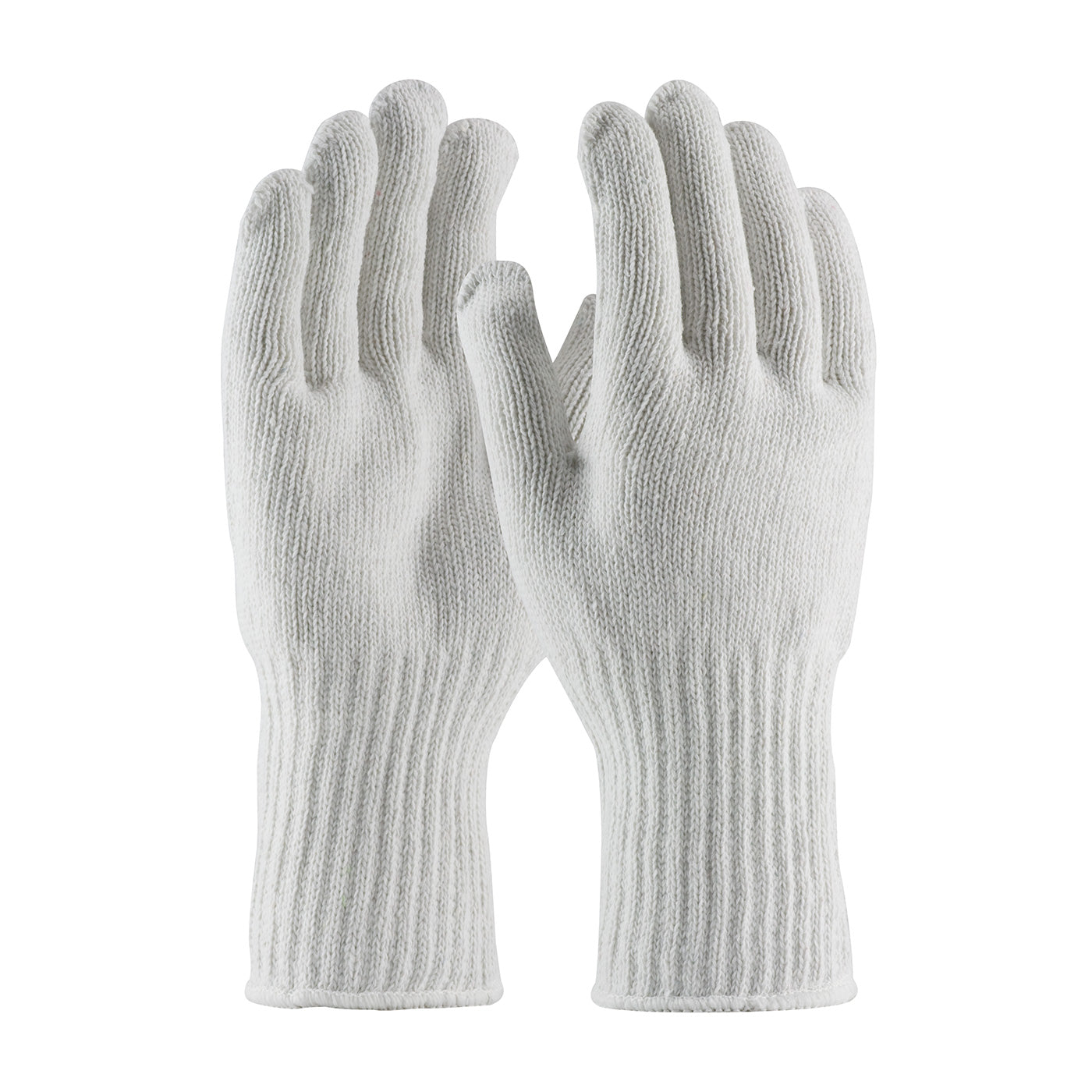 35-CB604 Extra Heavy Weight Seamless Knit Cotton/Polyester Glove - White with Extended Cuff