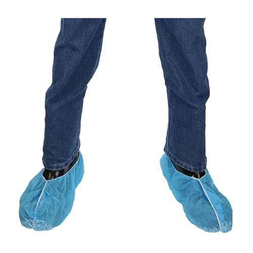 3518BNS SBP Light Blue Shoe Cover - Non Skid 30GSM