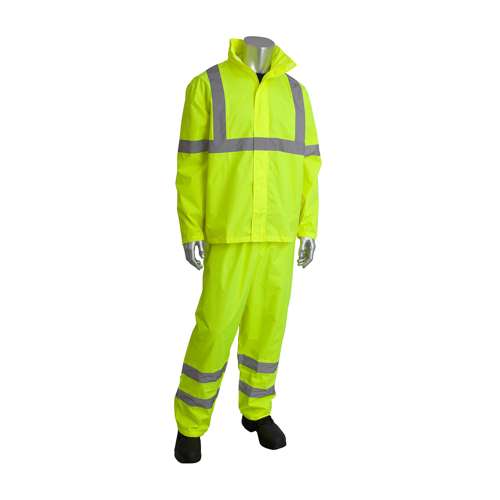 353-1000 ANSI Type R Class 3 Two-Piece Value Rainsuit Set