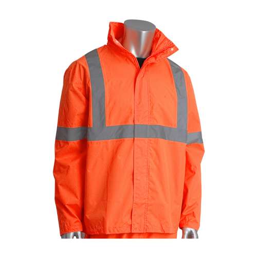 353-1000 ANSI Type R Class 3 Two-Piece Value Rainsuit Set