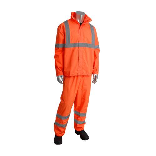 353-1000 ANSI Type R Class 3 Two-Piece Value Rainsuit Set