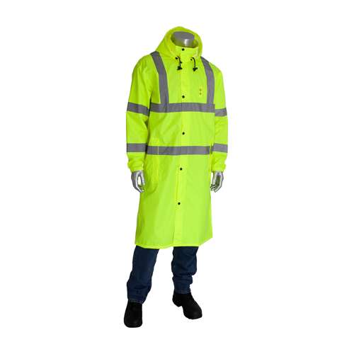 353-1048 ANSI Type R Class 3 Value All Purpose 48" Raincoat