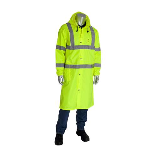 353-1048 ANSI Type R Class 3 Value All Purpose 48" Raincoat