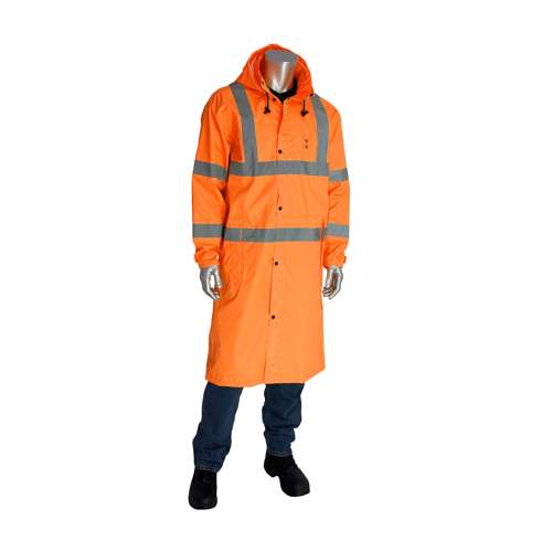 353-1048 ANSI Type R Class 3 Value All Purpose 48" Raincoat