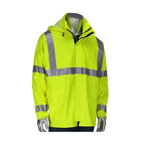 355-2500AR AR/FR ANSI Type R Class 3 Heavy Duty Waterproof Breathable Jacket