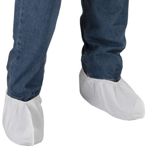 3613 PosiWear BA White Shoe Cover, 58 gsm