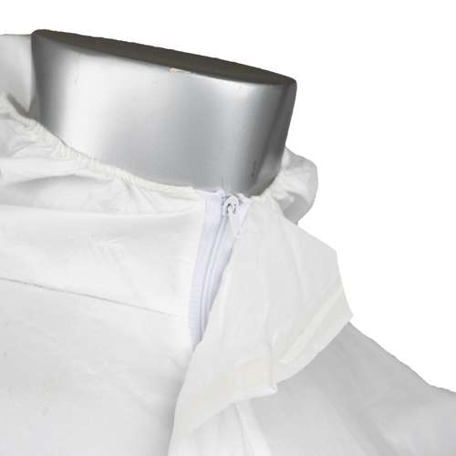 3629 Posiwear BA Coverall with Extended Neckline at Hood, Boot, Elastic Wrist/Ankle, Double Sided Tape at Zipper Placket Extension