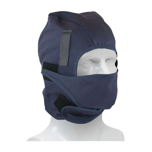 364-ML2FMP 2-Layer Cotton Twill / Fleece Winter Liner with Mouthpiece and FR Treated Outer Shell - Mid Length