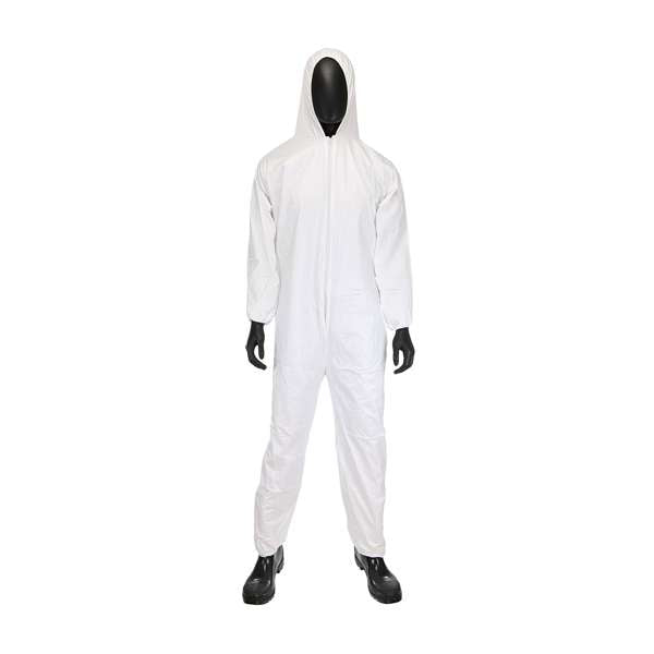 3656 Microporous Coverall with Hood, Elastic Wrist & Ankle 47 gsm