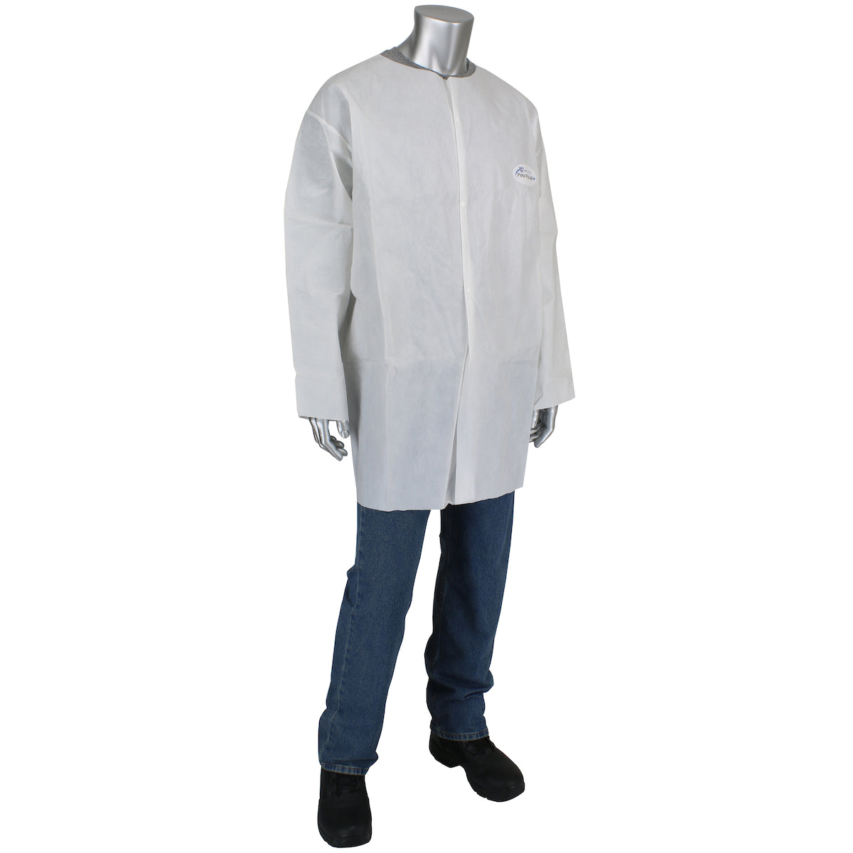 3718 PosiWear UB - Lab Coat with No Pockets 56 gsm