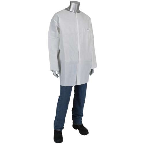 3718 PosiWear UB - Lab Coat with No Pockets 56 gsm