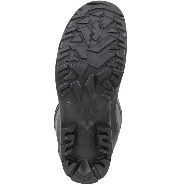 383-820 Black PVC Full Safety Steel Toe and Midsole Boot