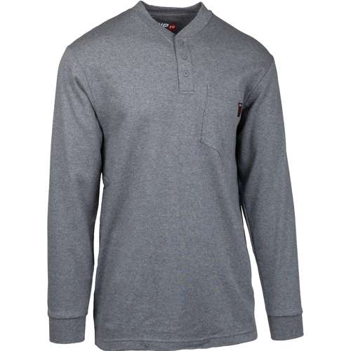 385-FRHN AR/FR Dual-Certified Long Sleeve Henley - 10.6 cal/cm2