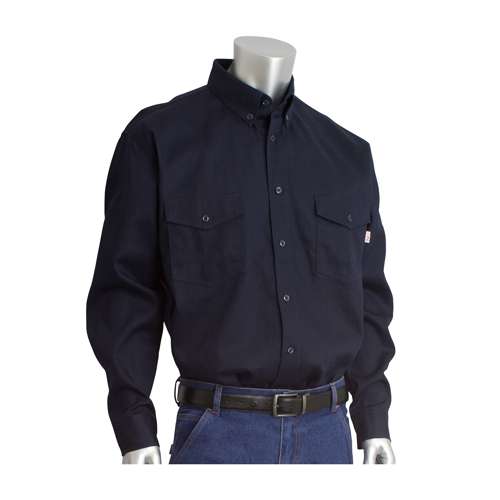 385-FRWS AR/FR Dual Certified Long Sleeve Workshirt - 9.2 cal/cm2