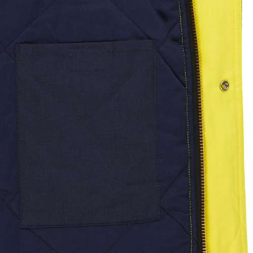 385M8387H AR/FR Ripstop Insulated Parka with Navy Bottom - Industrial Wash Durable