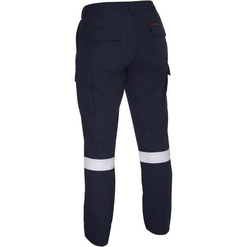 385WFRCS AR/FR Women's Ripstop Industrial Taped Cargo Pant - Industrial Wash Durable
