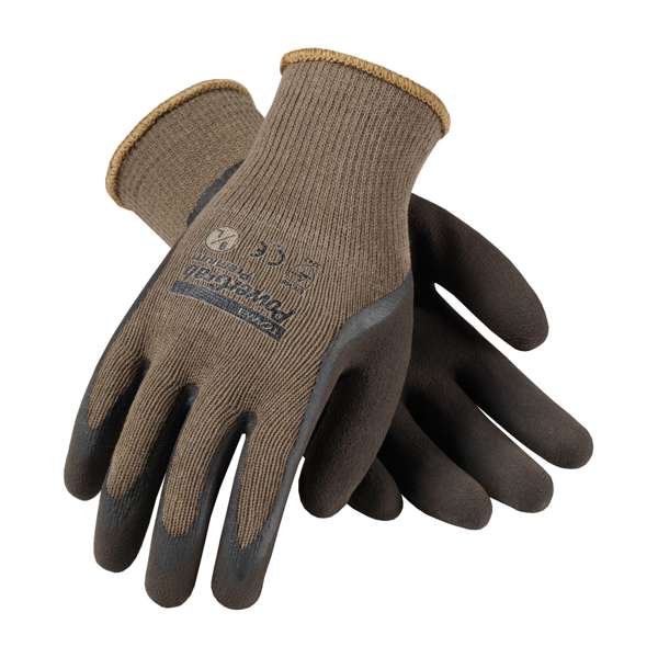Seamless Knit Cotton/Polyester Glove with Latex MicroFinish Grip on Palm & Fingers