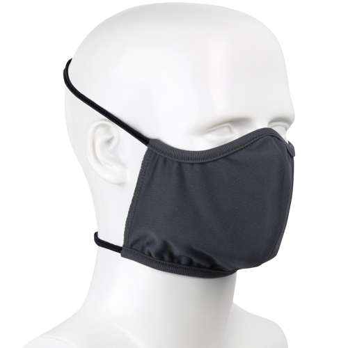 393-FC10 2-Ply Performance Polyester Reusable Face Cover with Head Straps