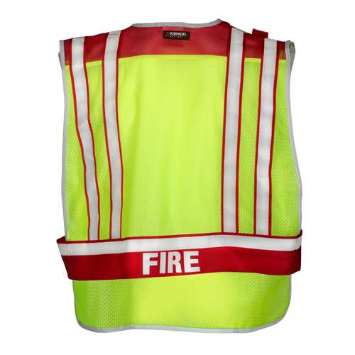 Kishigo 4003 Premium Brilliant Series 400 PSV Vest - Fire - Safety Vest