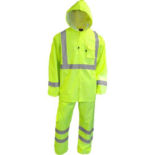 402ST ANSI Type R Class 3 Two-Piece Rainsuit Set
