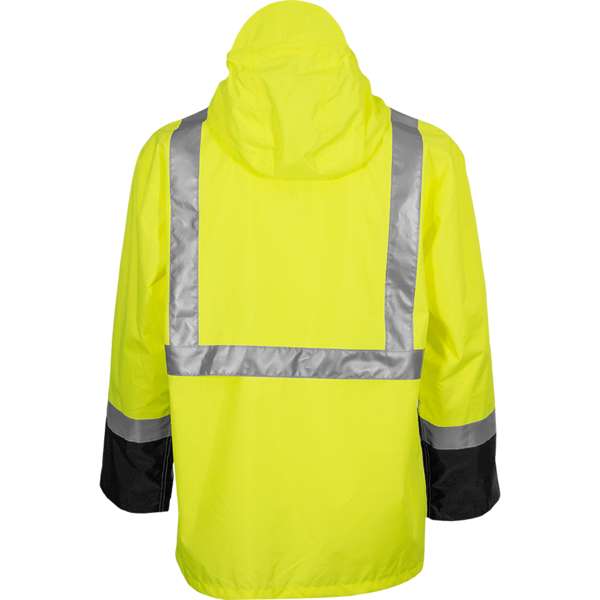 403ET ANSI Type R Class 3 Waterproof Breathable Jacket with  Black Bottom