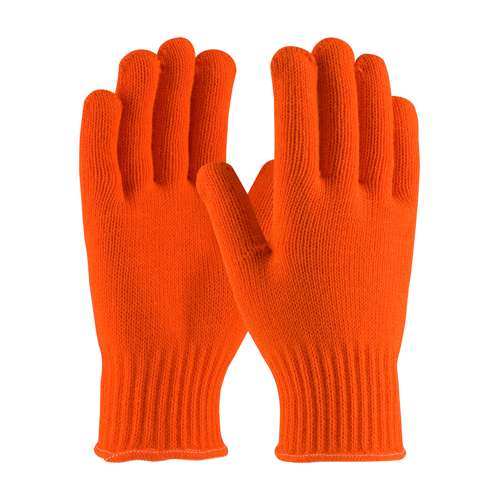 41-013 Hi-Vis Seamless Knit Acrylic Glove - 7 Gauge