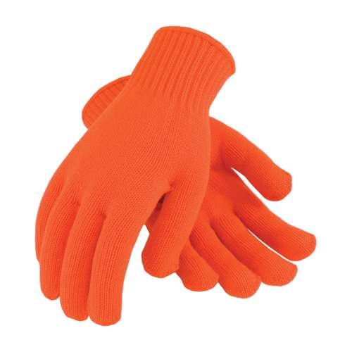 41-013 Hi-Vis Seamless Knit Acrylic Glove - 7 Gauge